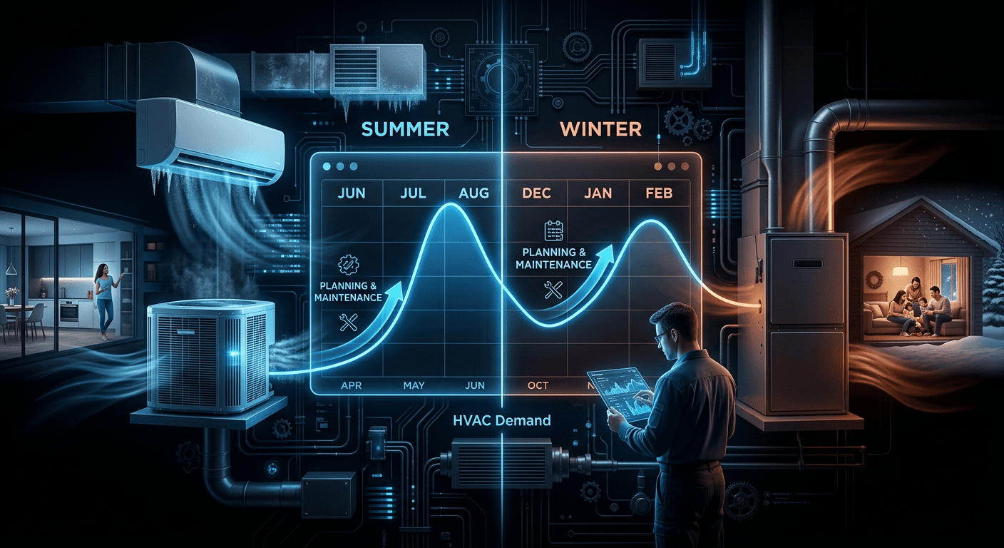 HVAC Seasonal Marketing: Book the Calendar Before Demand Spikes